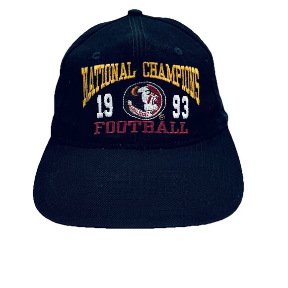 Vintage 1993 FSU Seminoles National Champions Hat Cap Universal USA - Picture 1 of 8